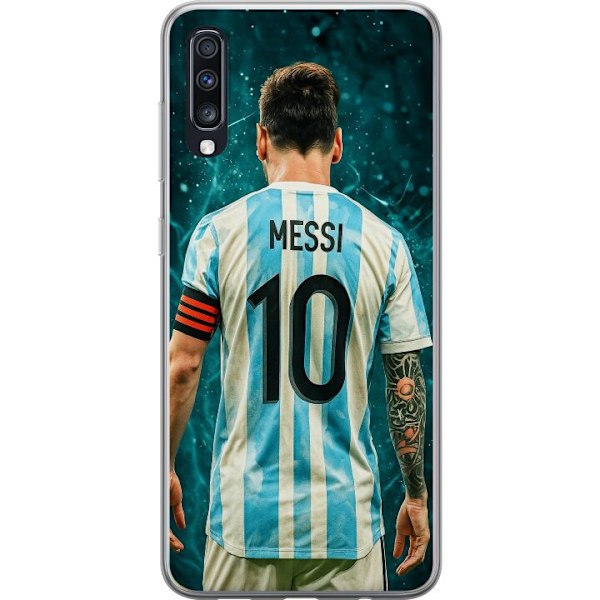 Samsung Galaxy A70 Gjennomsiktig deksel Messi