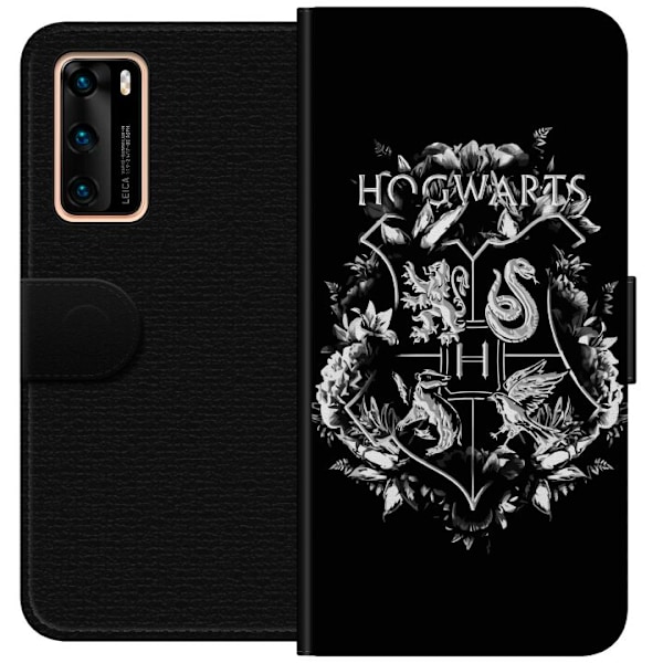 Huawei P40 Lommeboketui Hogwarts Legacy