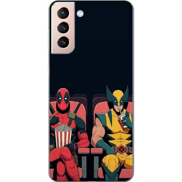 Kompatibel Mobilcover til Samsung Galaxy S21 Deadpool & Wolverine