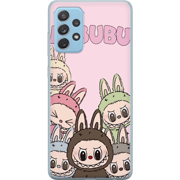 Samsung Galaxy A72 5G Läpinäkyvä kuori Labubu Classics