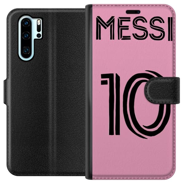 Kompatibelt Lommeboketui til Huawei P30 Pro Lionel Messi (Inter Miami CF)