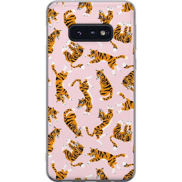 Samsung Galaxy S10e Genomskinligt Skal Tiger