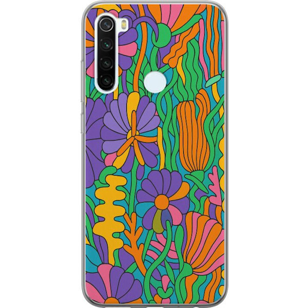 Xiaomi Redmi Note 8 Gennemsigtig cover Farveeksplosion