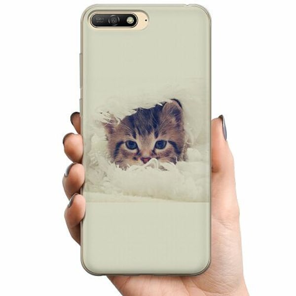 Köp Huawei Y6 (2018) TPU Mobilskal Grumpy Cat | Fyndiq