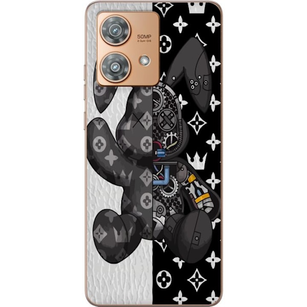 Motorola Edge 40 Neo Gennemsigtig cover LV Bunny