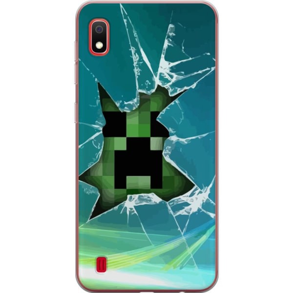 Samsung Galaxy A10 Läpinäkyvä kuori Minecraft