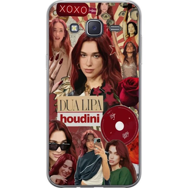 Samsung Galaxy J5 Genomskinligt Skal Dua Lipa – Fashion & St