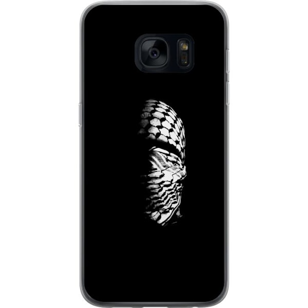 Samsung Galaxy S7 Läpinäkyvä kuori Keffiyeh-kuviointi - kla