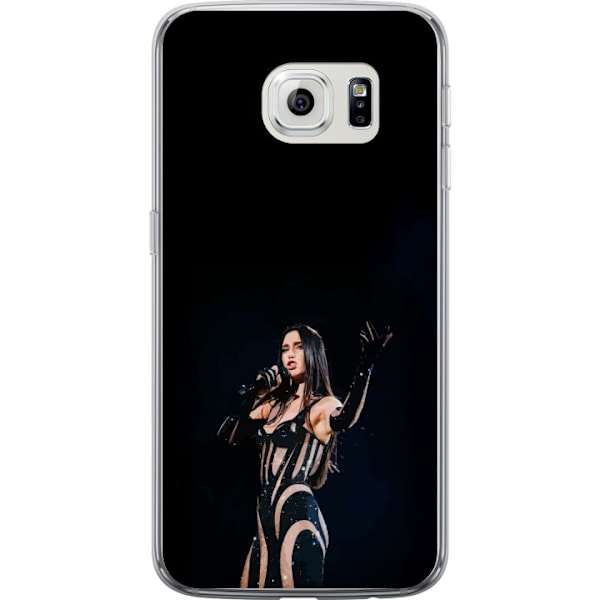 Samsung Galaxy S6 edge Läpinäkyvä kuori Dua Lipa – Pop Star Aesthetic