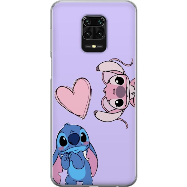 Xiaomi Redmi Note 9S Läpinäkyvä kuori Stitch Mode