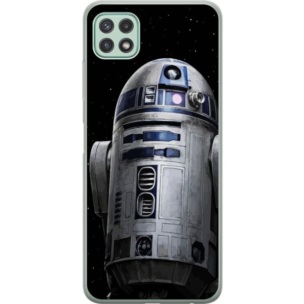 Samsung Galaxy A22 5G Läpinäkyvä kuori R2D2