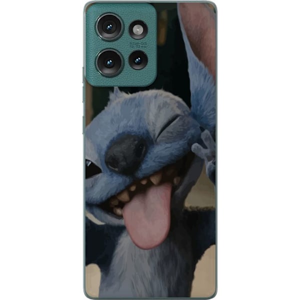 Motorola Edge 50 Läpinäkyvä kuori Stitch Söpö Alien - Sin