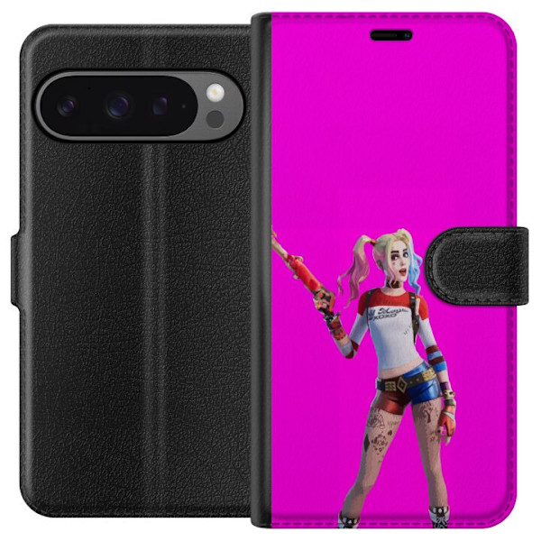 Google Pixel 9 Pro XL Tegnebogsetui Fortnite - Harley Quinn