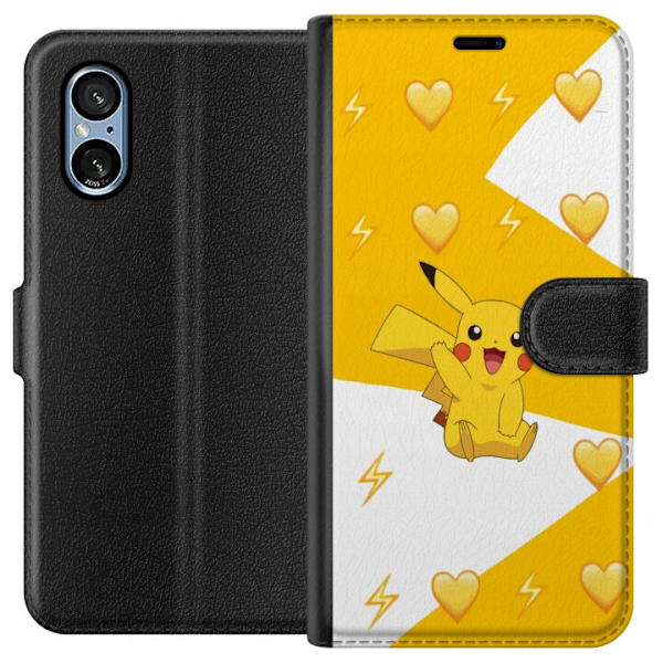 Sony Xperia 10 VI Lompakkokotelo Pikachu Pokémon Pelihahmo Peliaihe Suosittu Ikoni Sarjakuvasarja Pokémon GO Lasten Klassikko