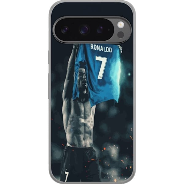 Google Pixel 9 Pro XL Läpinäkyvä kuori Cristiano Ronaldo