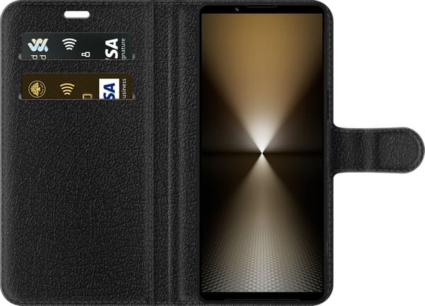Kompatibelt Plånboksfodral till Sony Xperia 1 VI Grå spelkonsol grå