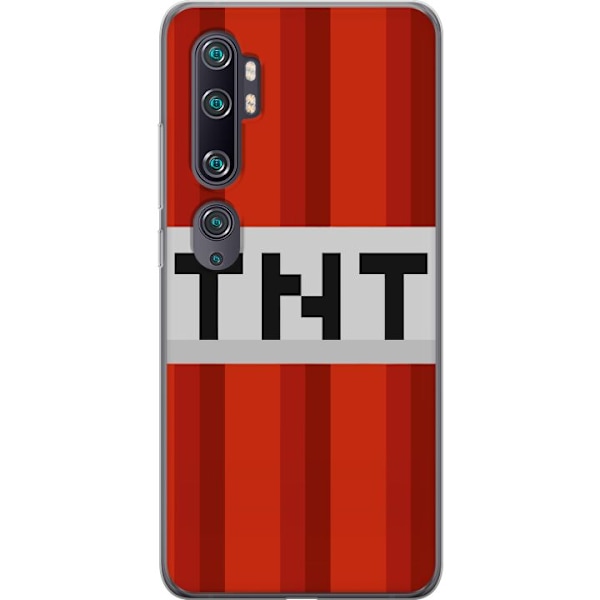 Xiaomi Mi Note 10 Läpinäkyvä kuori Minecraft TNT