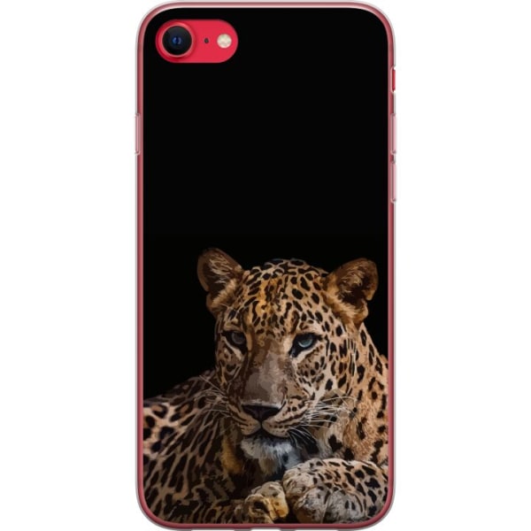 Apple iPhone SE (2020) Gennemsigtig cover Leopard