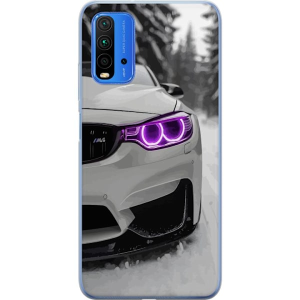 Xiaomi Redmi Note 9 4G Genomskinligt Skal BMW