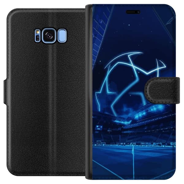 Kompatibelt Lommeboketui til Samsung Galaxy S8 Blå Fotball