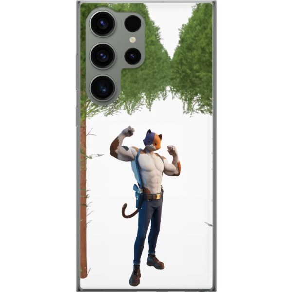 Samsung Galaxy S23 Ultra Gennemsigtig cover Fortnite - Meowscl