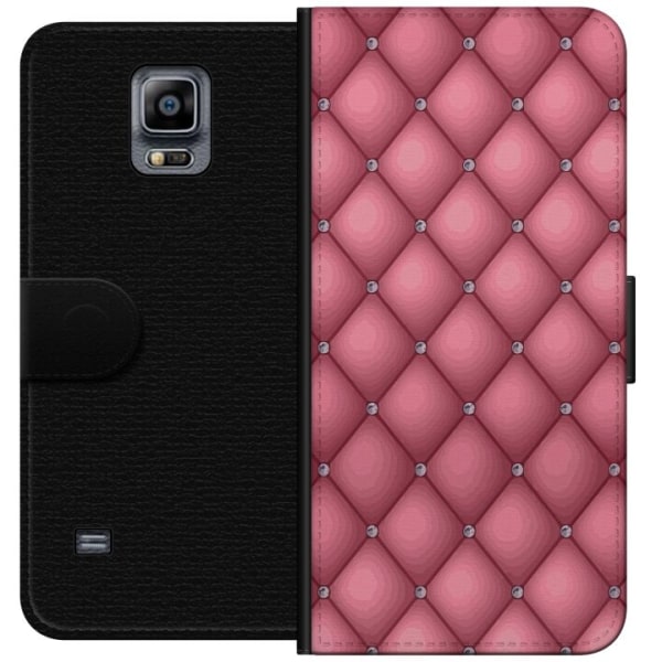 Samsung Galaxy Note 4 Lompakkokotelo Uniikki Vaaleanpunainen K