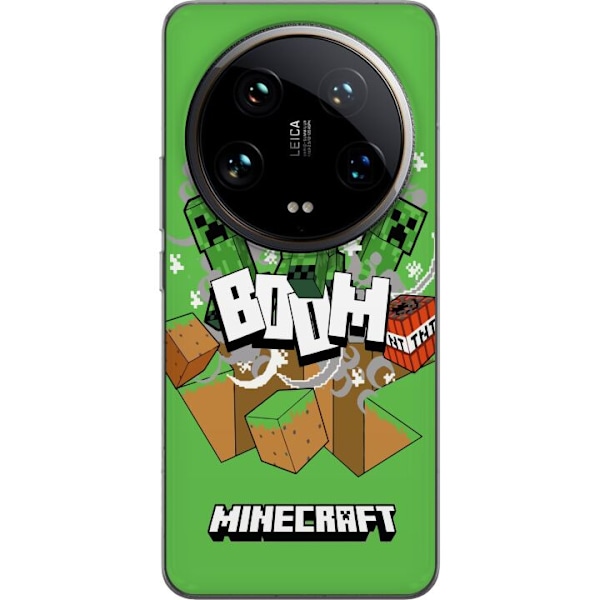 Xiaomi 14 Ultra Gjennomsiktig deksel Minecraft Boom