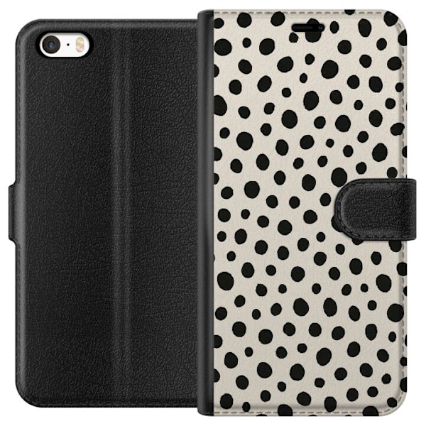 Apple iPhone 5 Tegnebogsetui Dot Dance