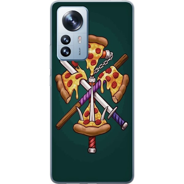 Xiaomi 12 Pro Gjennomsiktig deksel Pizza