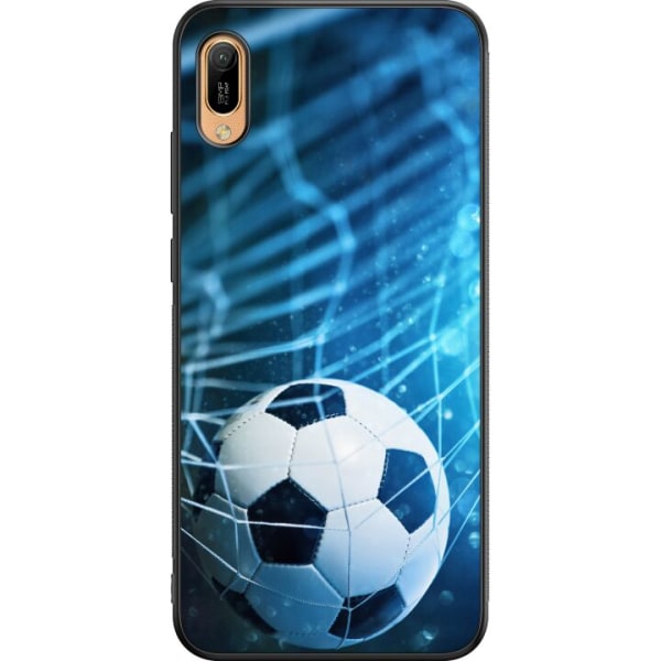 Huawei Y6 (2019) Sort cover Fodbold