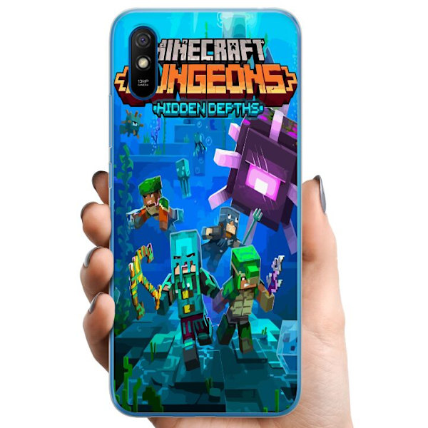Xiaomi Redmi 9AT TPU Mobilskal Minecraft