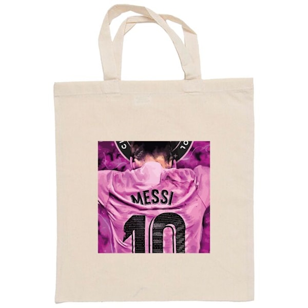 Kangaskassi | Kestävä Ostoskassi Kangasta Messi Beige one size