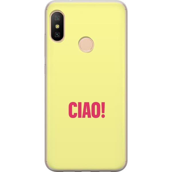 Kompatibelt Mobildeksel til Xiaomi Redmi 6 Pro Rosa CIAO gul