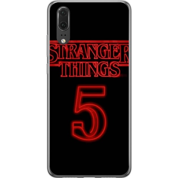 Huawei P20 Genomskinligt Skal Stranger Things 5