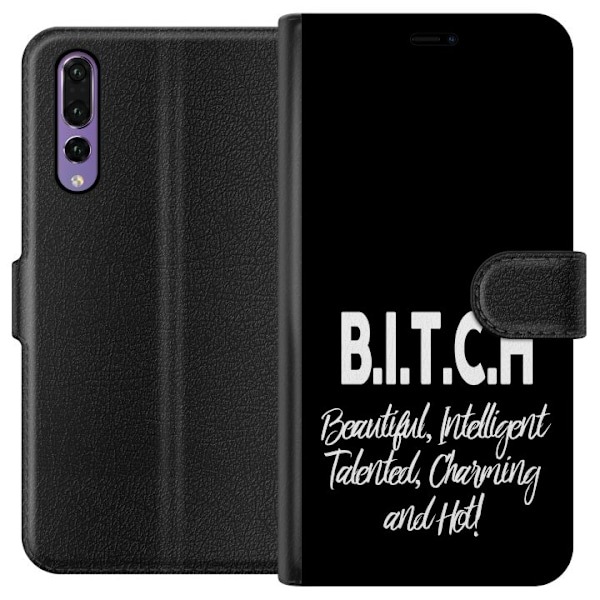 Huawei P20 Pro Plånboksfodral Text
