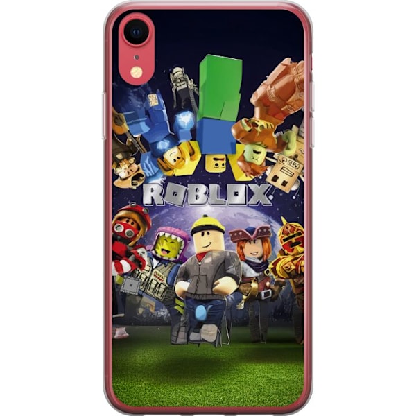 Apple iPhone XR Läpinäkyvä kuori Roblox Maailma - Pelaamisseikkailu Lapsille ja Nuorille