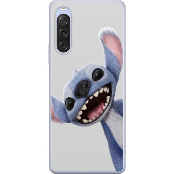 Sony Xperia 10 V Läpinäkyvä kuori Stitch liikkeessä - Kawa