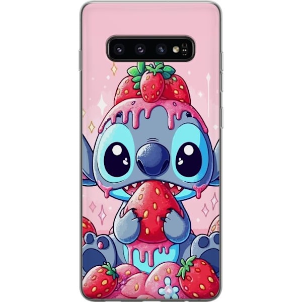 Samsung Galaxy S10 Genomskinligt Skal Stitch