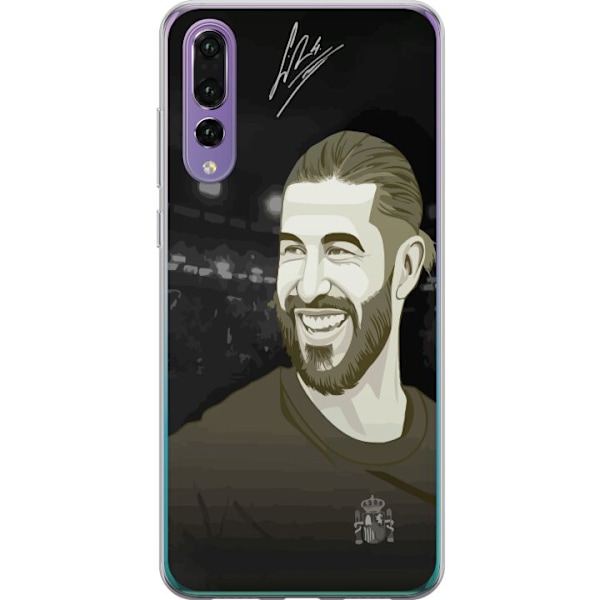 Huawei P20 Pro Läpinäkyvä kuori Sergio Ramos