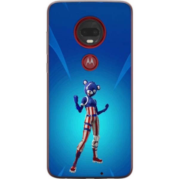 Motorola Moto G7 Plus Gennemsigtig cover Fortnite - Bamsen