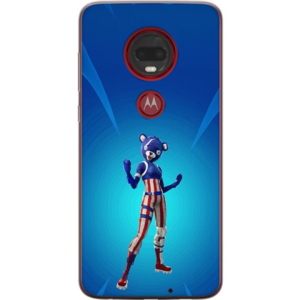 Motorola Moto G7 Plus Läpinäkyvä kuori Fortnite - Karhu