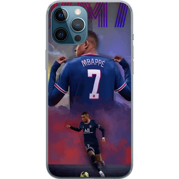 Apple iPhone 12 Pro Max Gennemsigtig cover MAP Fodbold Design Grafisk Mønster Moderne Sportsmotiv Trend Fodbold Populær Grafisk Stil Motiv