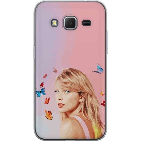 Samsung Galaxy Core Prime Läpinäkyvä kuori Taylor Swift Per