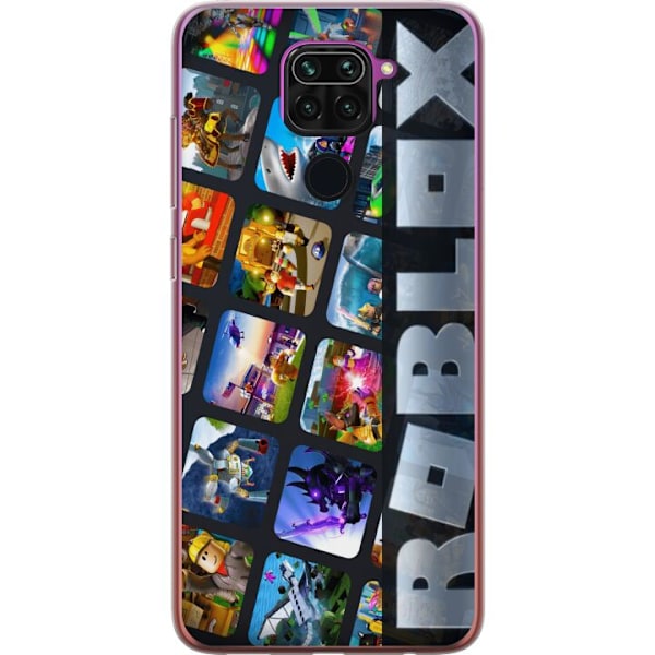 Xiaomi Redmi Note 9 Läpinäkyvä kuori Roblox