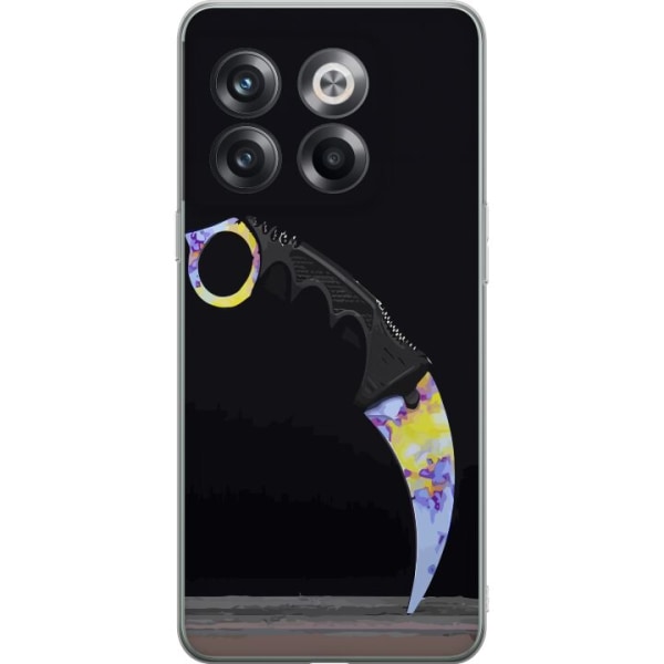 OnePlus 10T Gjennomsiktig deksel Karambit / Butterfly / M9 Bay