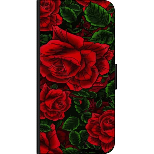 Kompatibel Tegnebogsetui til Samsung Galaxy A03s Blomster