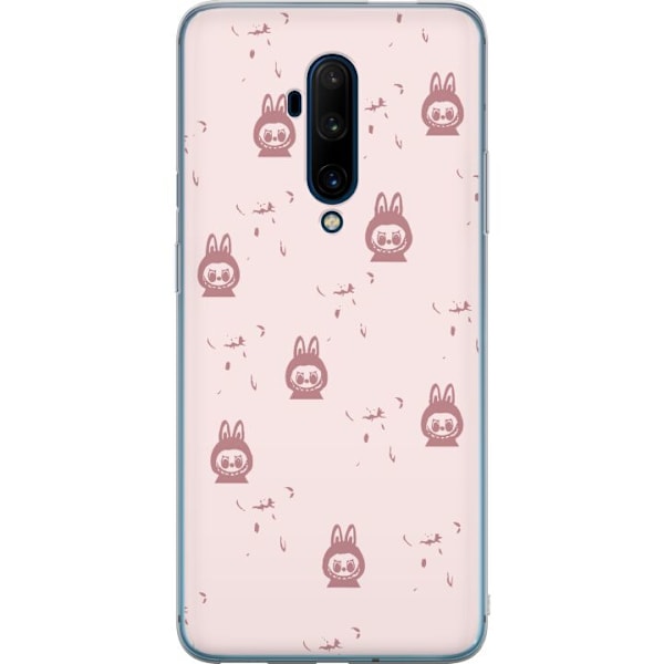OnePlus 7T Pro Läpinäkyvä kuori Labubu Neon Pop - Neonväri