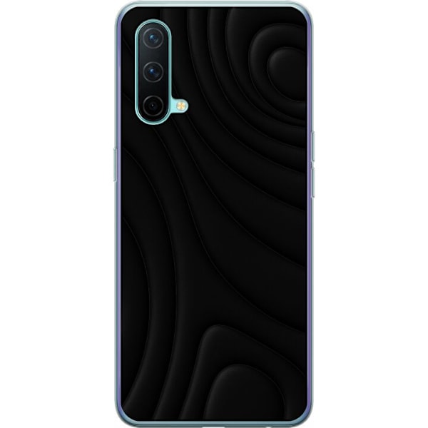 OnePlus Nord CE 5G Läpinäkyvä kuori Tummat Aallot