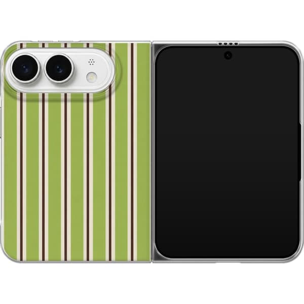 Kompatibelt Mobildeksel til Apple iPhone Duo Matcha Stripe grønn