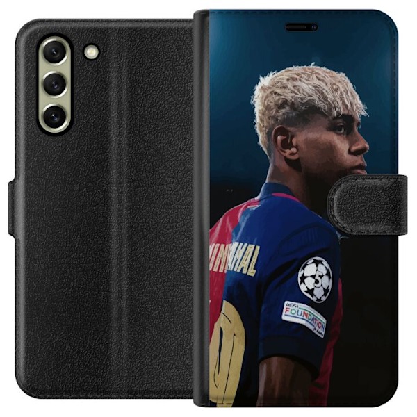 Samsung Galaxy S21 FE 5G Tegnebogsetui Lamine Yamal - Barcelon